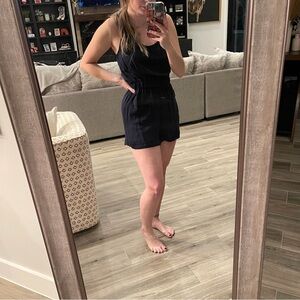 Ci Sono Black Sleeveless Romper